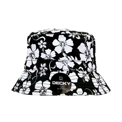 Floral Polo Bucket Hat - Decky 455