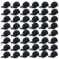 Wholesale Bulk Dad Hats, Blank Vintage Dad Caps (48 Packs) - Decky 4801 -