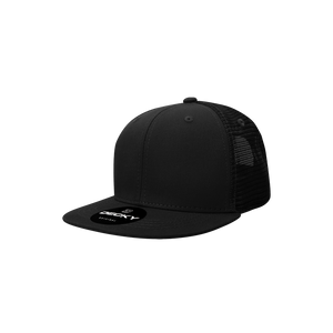 Decky 5010 - Kids Youth Trucker Hat, Flat Bill Snapback Cap -