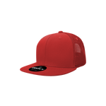Decky 5010 - Kids Youth Trucker Hat, Flat Bill Snapback Cap - CASE Pricing