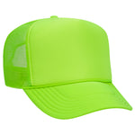 Otto 55-133 5-Panel High Crown Foam Trucker Hats - Neon Colors