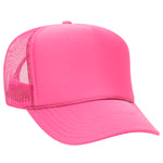 Otto 55-133 5-Panel High Crown Foam Trucker Hats - Neon Colors