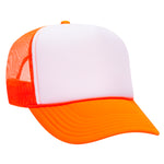 Otto 55-133 5-Panel High Crown Foam Trucker Hats - Neon Colors