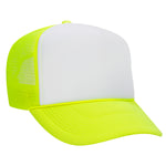 Otto 55-133 5-Panel High Crown Foam Trucker Hats - Neon Colors