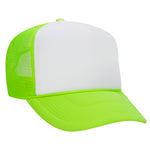 Otto 55-133 5-Panel High Crown Foam Trucker Hats - Neon Colors