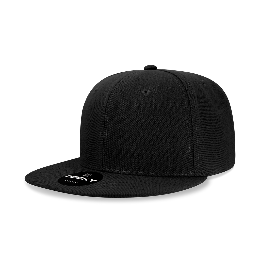 Wholesale Bulk Snapback Hats, Blank Vintage Snapback Flat Bill Caps (48  Packs) - Decky 4803 - CASE Pricing