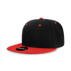 Decky 6020 - High Profile 6 Panel Snapback, Flat Bill Hat - CASE Pricing