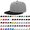Decky 6020 - High Profile 6 Panel Snapback, Flat Bill Hat - CASE Pricing