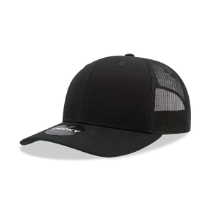 Decky 6021 - Classic Trucker Hat, 6 Panel Mid Profile Trucker Cap -