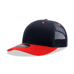 Decky 6021 - Classic Trucker Hat, 6 Panel Mid Profile Trucker Cap (Colors 2 of 2)