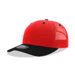 Decky 6021 - Classic Trucker Hat, 6 Panel Mid Profile Trucker Cap (Colors 2 of 2)