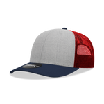Decky 6021 - Classic Trucker Hat, 6 Panel Mid Profile Trucker Cap (Colors 2 of 2)