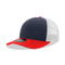 Decky 6021 - Classic Trucker Hat, 6 Panel Mid Profile Trucker Cap (Colors 2 of 2)