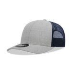 Decky 6021 - Classic Trucker Hat, 6 Panel Mid Profile Trucker Cap