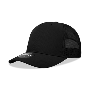 Decky 1145 5 Panel Trucker Hat Mesh Back Cap -