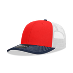 Decky 6031 - 6 Panel Mid Profile Structured Contra-Stitch Trucker Hat - CASE Pricing
