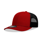 Decky 6031 - 6 Panel Mid Profile Structured Contra-Stitch Trucker Hat - CASE Pricing