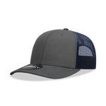 Decky 6031 - 6 Panel Mid Profile Structured Contra-Stitch Trucker Hat