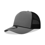 Decky 6040 - 5 Panel Mid Profile Structured Cotton/Poly Blend Trucker w/Rope