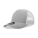 Decky 6040 - 5 Panel Mid Profile Structured Cotton/Poly Blend Trucker w/Rope