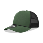 Decky 6040 - 5 Panel Mid Profile Structured Cotton/Poly Blend Trucker w/Rope