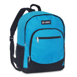 Everest Casual Backpack with Side Mesh Pocket Turquoise/Black