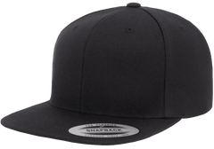 Yupoong 6089M Premium Snapback Hat, Flat Bill Cap - YP Classics® -