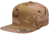 Yupoong 6089MC MultiCam Camo Snapback Hat, Flat Bill Cap, Camouflage - YP Classics®