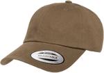 Yupoong 6245PT Peached Cotton Twill Dad Cap, Relaxed Hat - YP Classics®