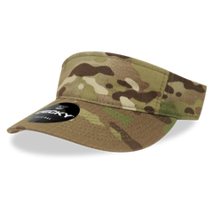 Decky 6311 - MultiCam Camo Visor, Sun Visor Camouflage - CASE Pricing -