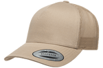 Yupoong 6506 5-Panel Retro Trucker Hat, Baseball Cap with Mesh Back - YP Classics®