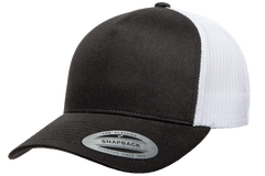 Yupoong 6506T 5-Panel Retro Trucker Hat, Baseball Cap with Mesh Back, 2-Tone Colors - YP Classics® -