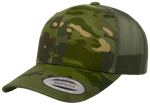 Yupoong 6606MC MultiCam® Camo Retro Trucker Hat, Baseball Cap with Mesh Back - YP Classics®