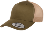 Yupoong 6606T Retro Trucker Hat, Baseball Cap with Mesh Back, 2-Tone Colors - YP Classics®