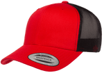 Yupoong 6606T Retro Trucker Hat, Baseball Cap with Mesh Back, 2-Tone Colors - YP Classics®