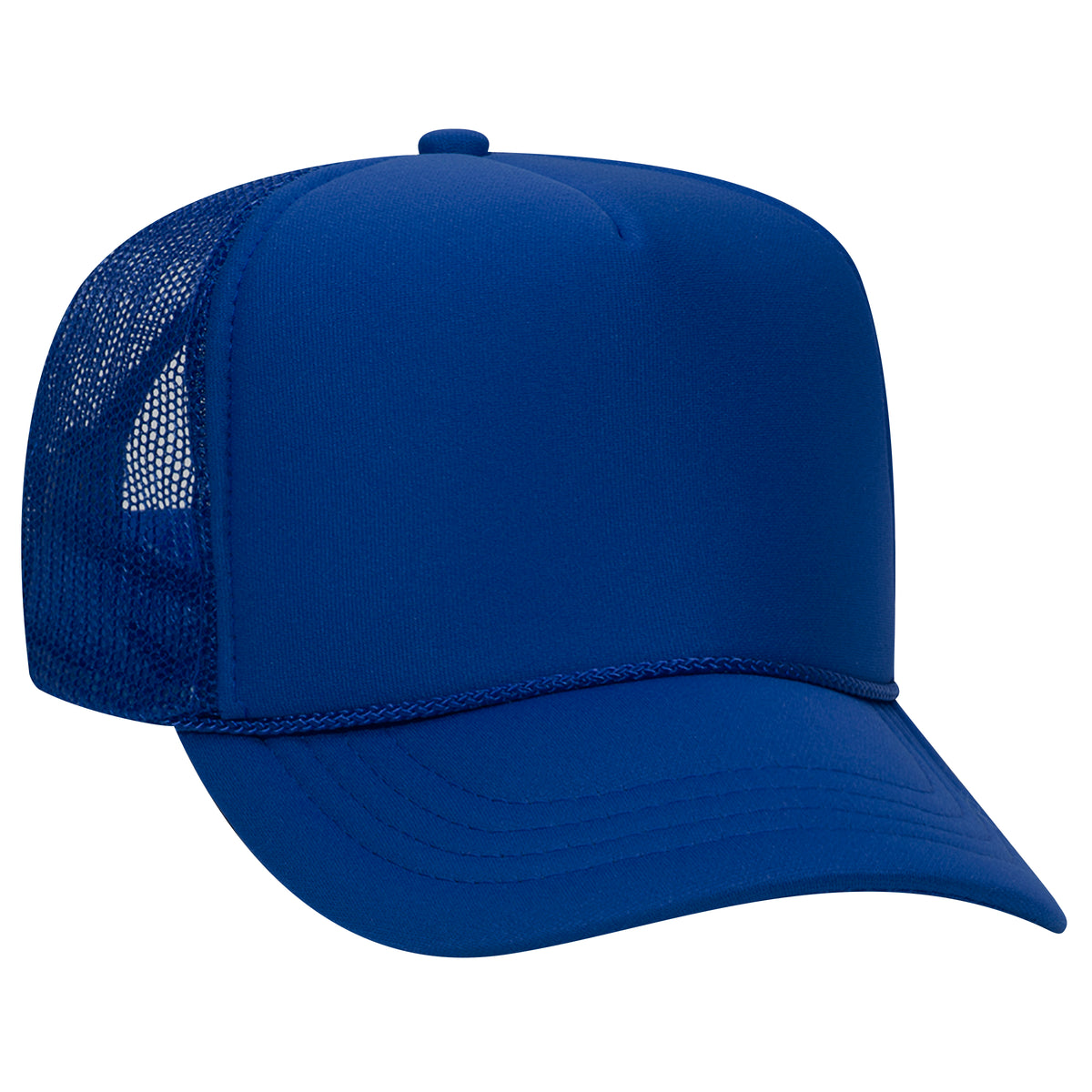 Otto 68-216 Youth Kids 5-Panel High Crown Foam Trucker Hat, Mesh