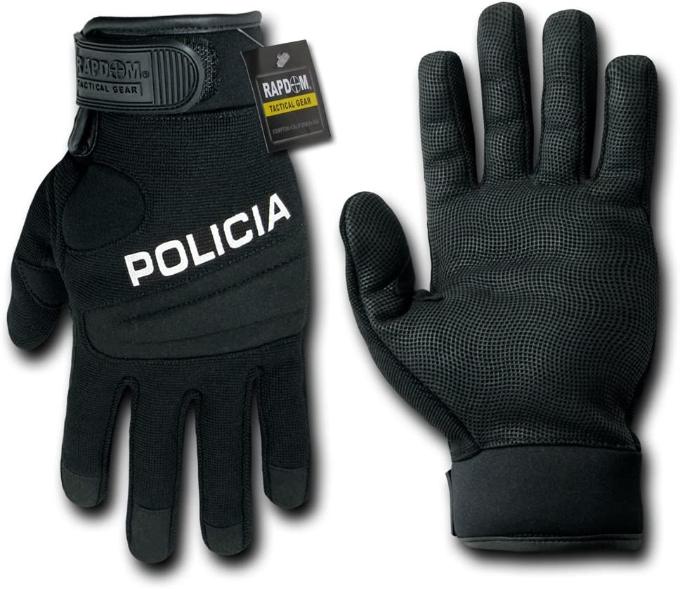Digital Leather Duty Tactical Gloves, Security Gloves, Police Gloves