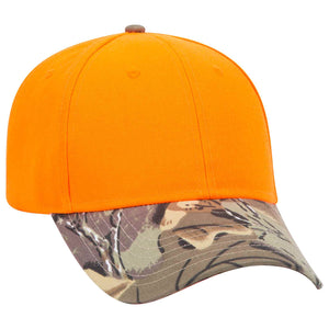 Otto Camouflage 6 Panel Low Profile Baseball Cap, Cotton Blend Camo Hat - 78-353 -