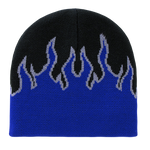 Decky 8003 - Fire Beanie, Flame Knit Cap