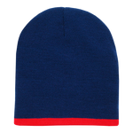 Decky 8007 - Acrylic Striped Short Beanie, Knit Cap