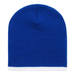 Decky 8007 - Acrylic Striped Short Beanie, Knit Cap