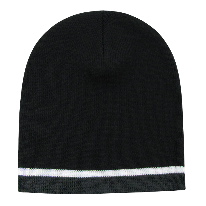 【新品】 VALLAD BEANIE CAP BLK/WHT 218 Hockey Solid 12