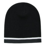 Decky 8015 - Double Striped Beanie, Knit Cap