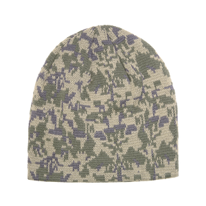Decky 8031 - Camo Short Beanie, Camouflage Knit Beanie Cap -