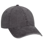 Otto 6 Panel Low Profile Dad Hat, Garment Washed Pigment Dyed Cotton Twill - 18-711
