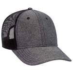 OTTO CAP 6 Panel Low Profile Mesh Back Trucker Hat, Cotton Blend Twill - 83-1239