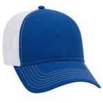 OTTO CAP 6 Panel Low Profile Mesh Back Trucker Hat, Cotton Blend Twill - 83-1239