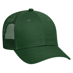 Otto 6 Panel Low Pro Mesh Back Trucker Hat, Cotton Blend Twill Cap - 83-473 -