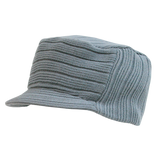 Decky 963 - Flat Top Hybricap, Knit Beanie Cap