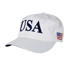 USA America Golf Hats, US Flag Baseball Caps - A091 -